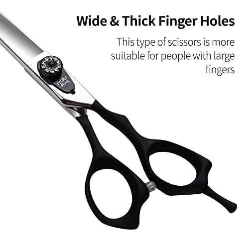 Tijeras de Aseo para Perros Profesionales Curvadas Fenice - Imagen 6