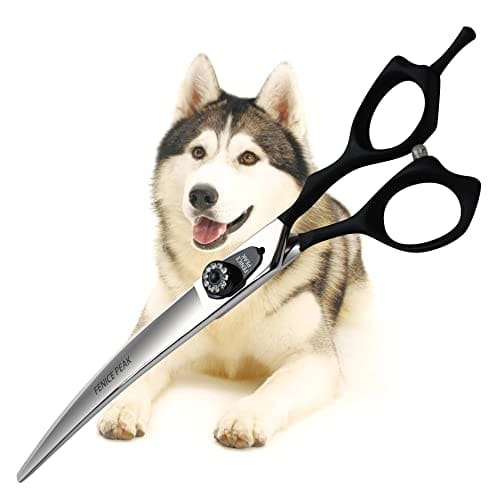 Tijeras de Aseo para Perros Profesionales Curvadas Fenice - Imagen 8