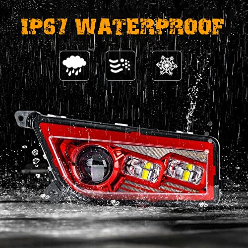 Faros Delanteros LED AUDEXEN 210W para RZR, Aprobados por - Imagen 5