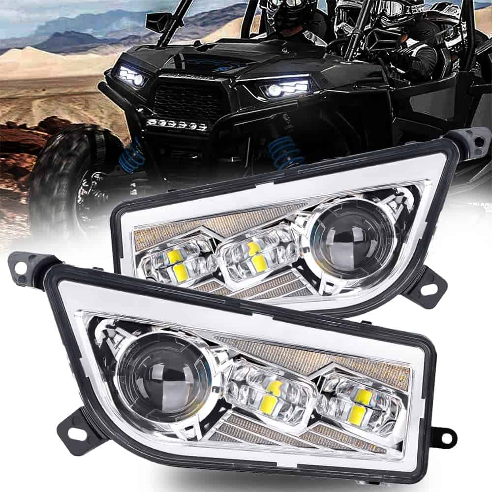 Faros LED AUDEXEN 210W RZR, Aprobados por DOT, Luces