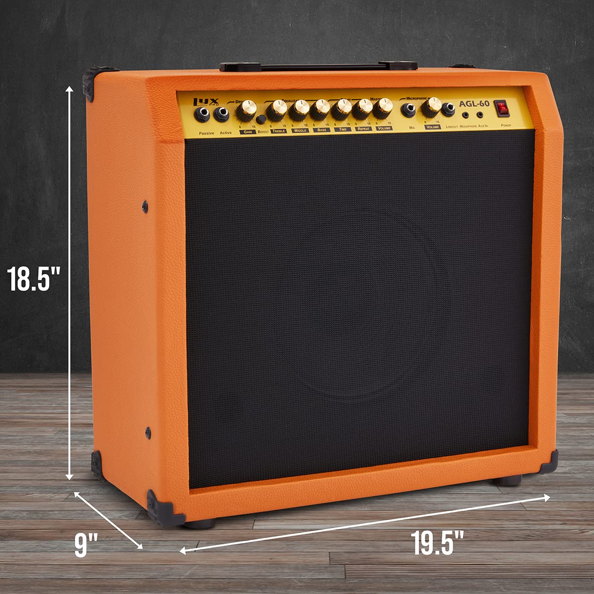 Amplificador de Guitarra Eléctrica LyxPro de 60 Watts, - Imagen 6