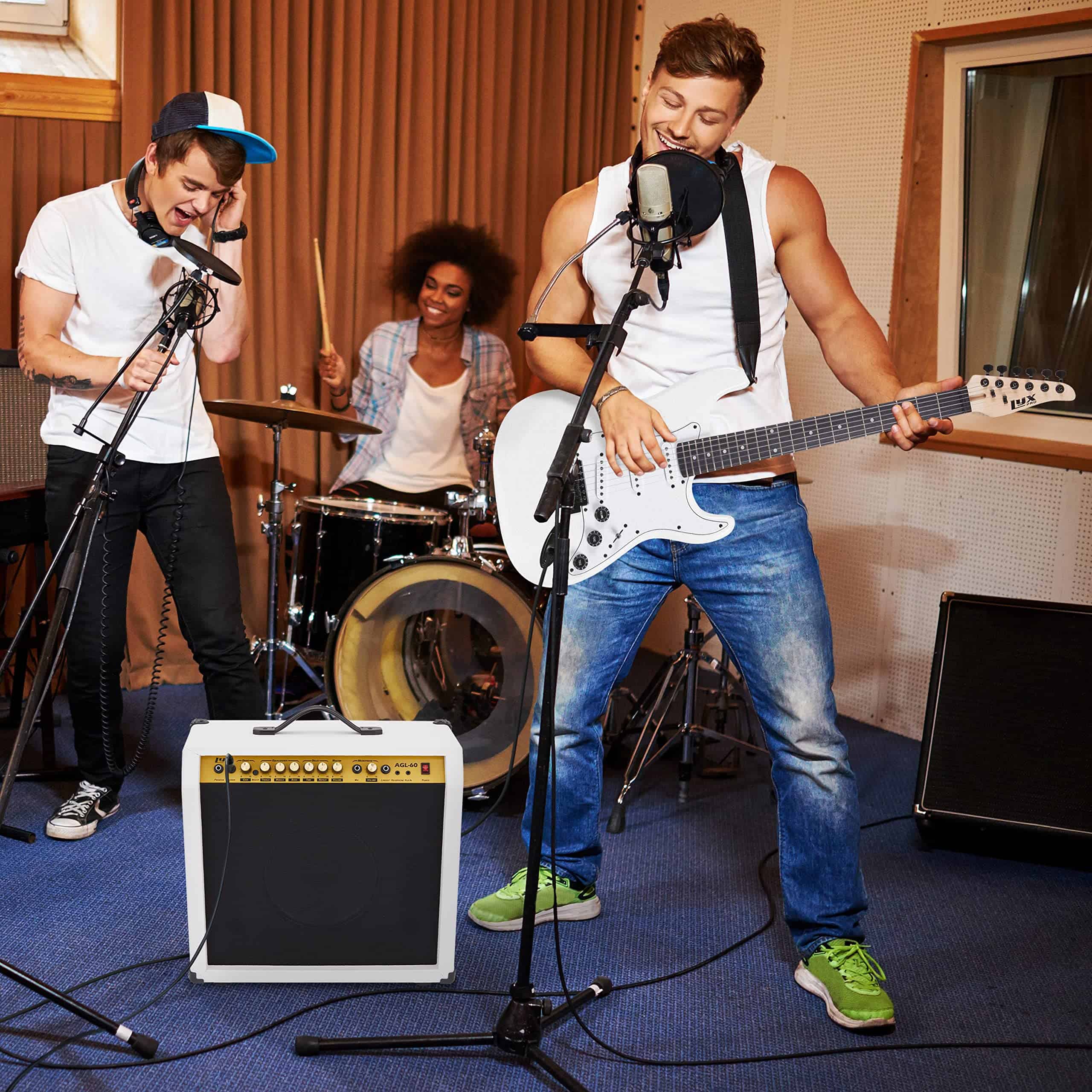 Amplificador de Guitarra Eléctrica LyxPro de -Blanco - Imagen 7