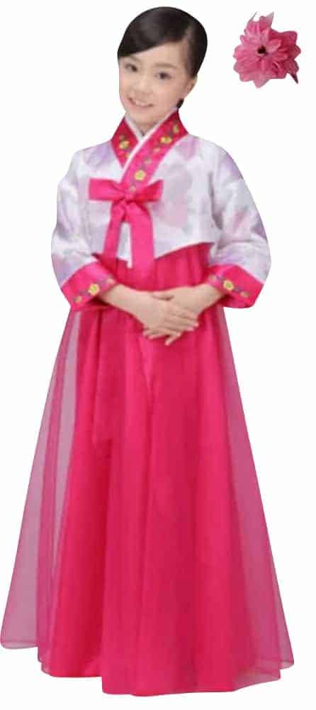 CBTRFASHION Korean Girls Kids Children Hanbok Costume Dress