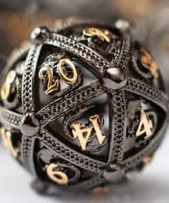 Conjunto de dados de metal para DND - Diseño único de Orbes