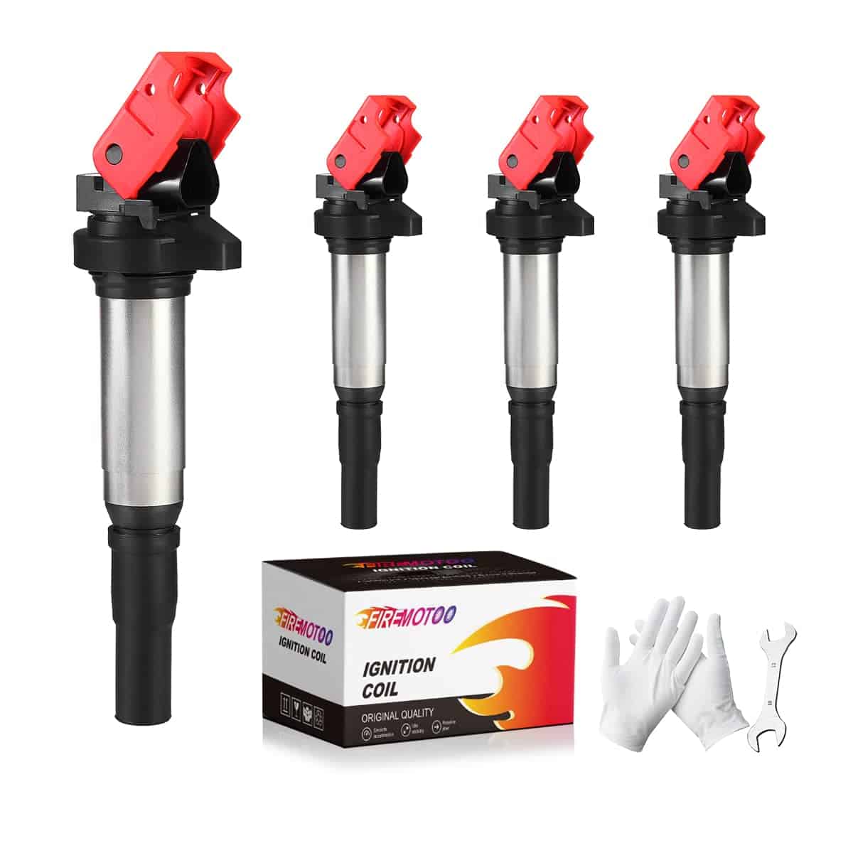 Paquete de 4 Bobinas de Encendido Compatible con Mini