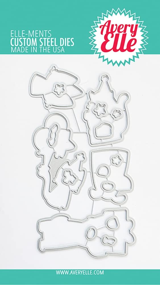 Avery Elle Cumpleaños Paw-ty - Kit de Sellos y Troqueles de - Imagen 5