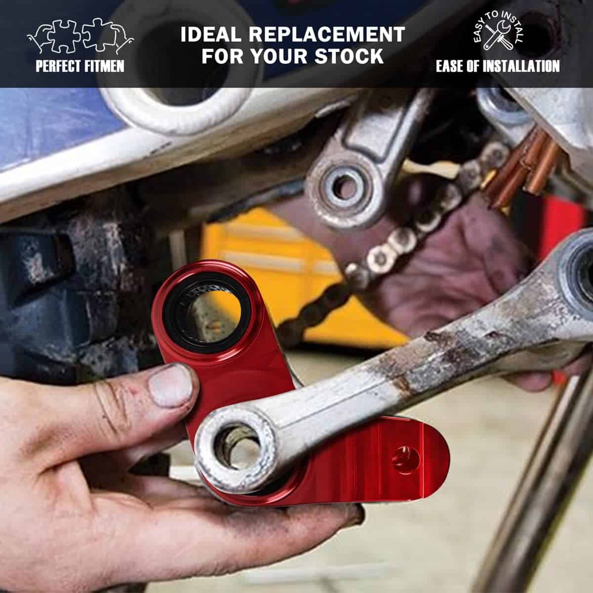 Enlace de rebaja trasero de 1.5" Canitu para Yamaha YZ125 - Imagen 3