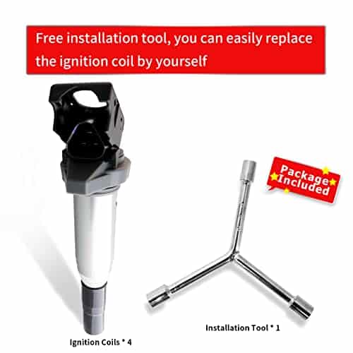 MACAX Juego de 4 Bobinas de Encendido UF598 C1692 - Imagen 6