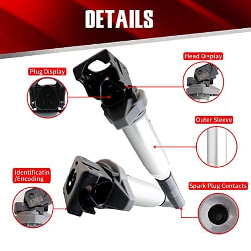 MACAX Juego de 4 Bobinas de Encendido UF598 C1692 - Imagen 5