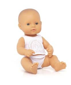 Muñeca Miniland de 12 5/8'' Niña Caucásica (Caja) - Hecha