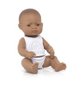 Muñeco Miniland 12 5/8'' Niño Hispano (caja) - Hecho en