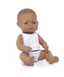 Muñeca Miniland 12 5/8'' Niña Hispana (Caja) - Hecha en