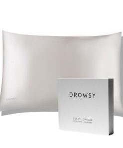Funda de Almohada de Seda Drowsy - 100% Seda de -Perla de Ak