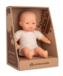 Muñeca Miniland 12 5/8'' Cuerpo Blando Asiática (Caja) -