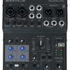 Mesa de mezclas de 6 canales Rockville ROCKMIX 6FX con