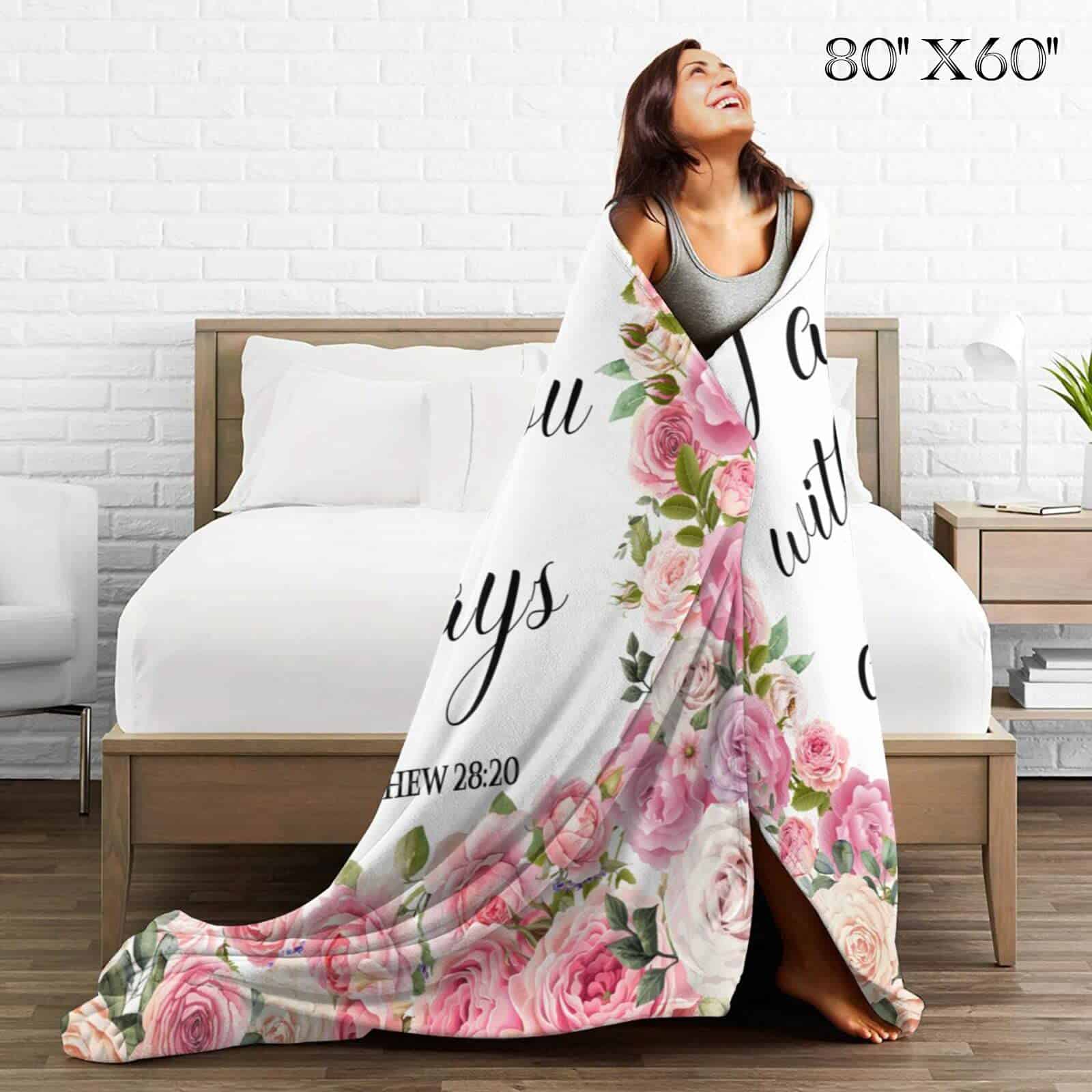 Manta Cristiana con Pensamientos Inspiradores -Floral - Esto - Imagen 6