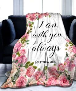 Manta Cristiana con Pensamientos Inspiradores -Floral - Esto