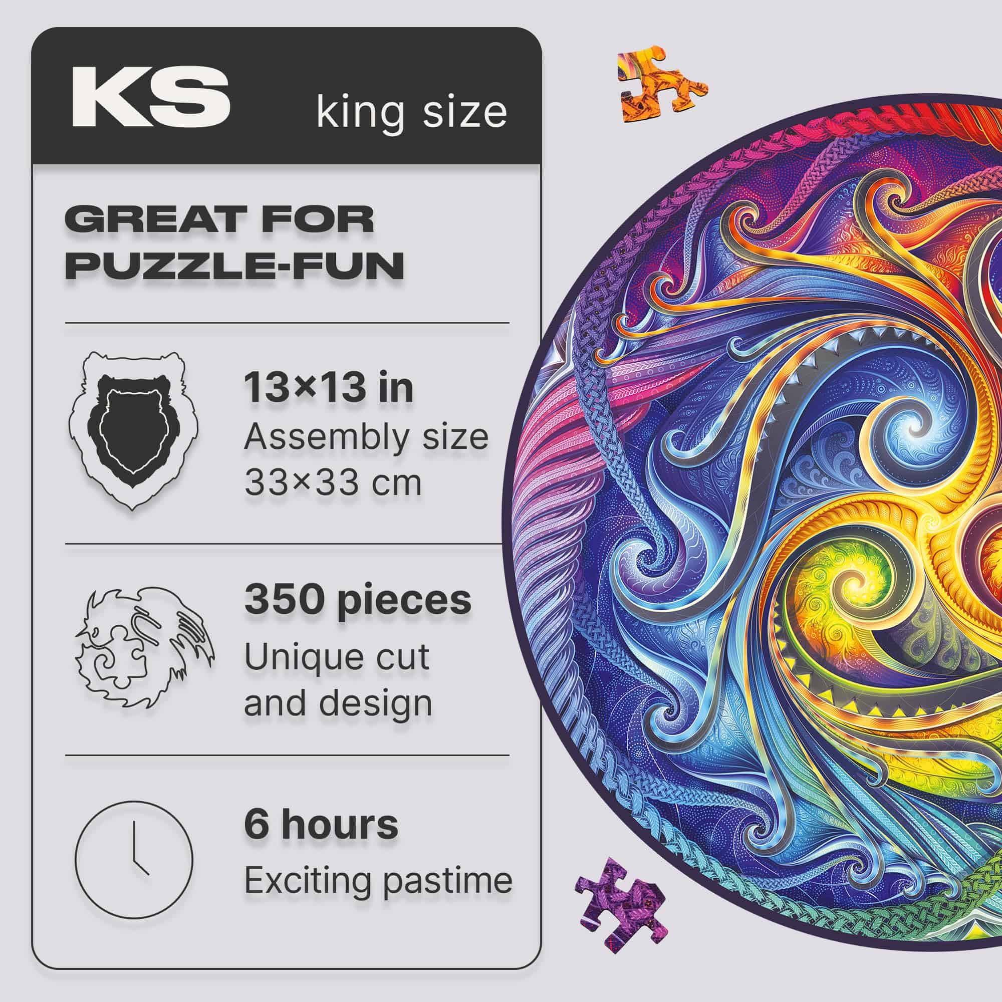 Rompecabezas de madera original UNIDRAGON - Encarnación - Imagen 3