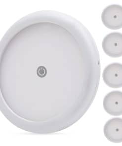 Homdec 6Packs Luz para RV Puck con Interruptor Táctil, Dia: