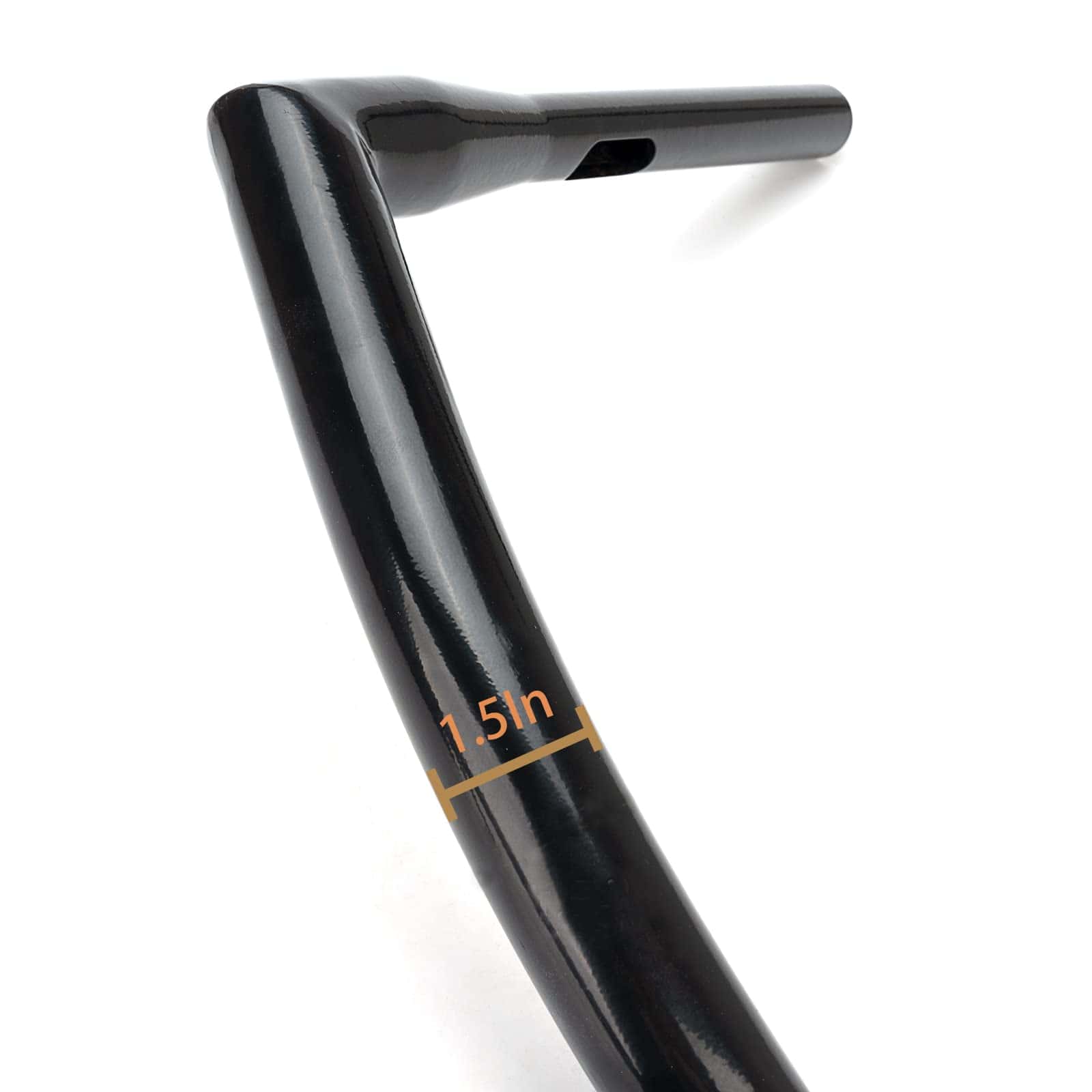 Manillar Ape Hanger de 18 Pulgadas - 1,5 Pulgadas Negro - Imagen 6