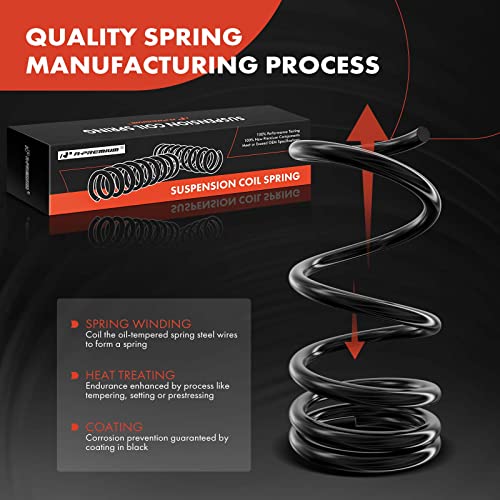 Conjunto de 2 resortes de suspensión trasera A-Premium - Imagen 3