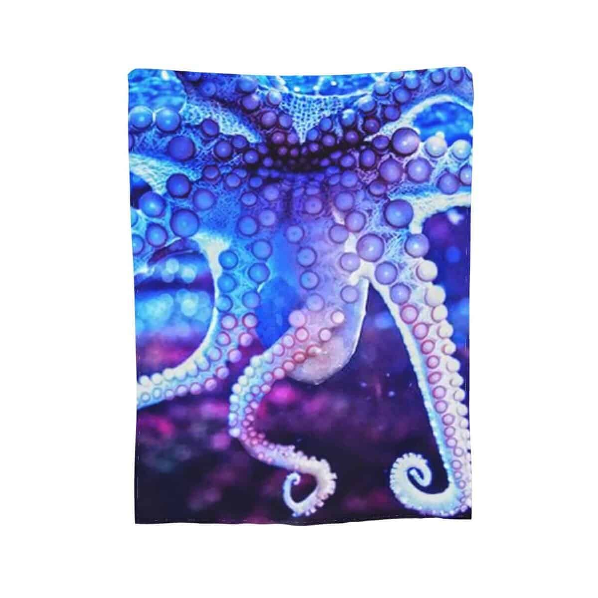 Manta de Franela de Peluche Knsoiv, Tentáculos de Pulpo - Imagen 10