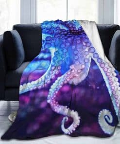 Manta de Franela de Peluche Knsoiv, Tentáculos de Pulpo