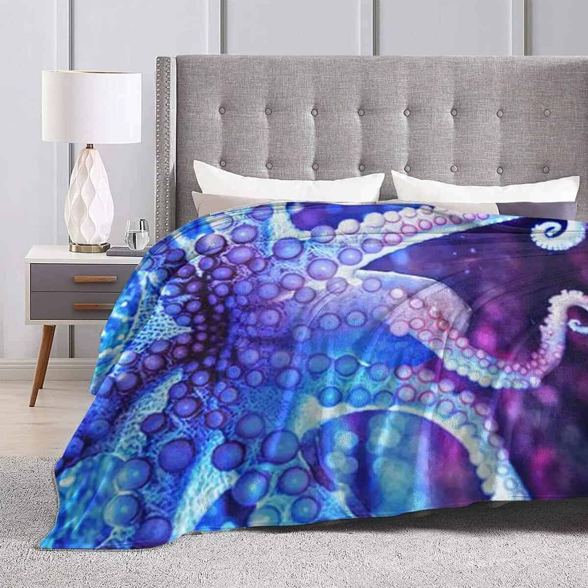 Manta de Franela de Peluche Knsoiv, Tentáculos de Pulpo - Imagen 5