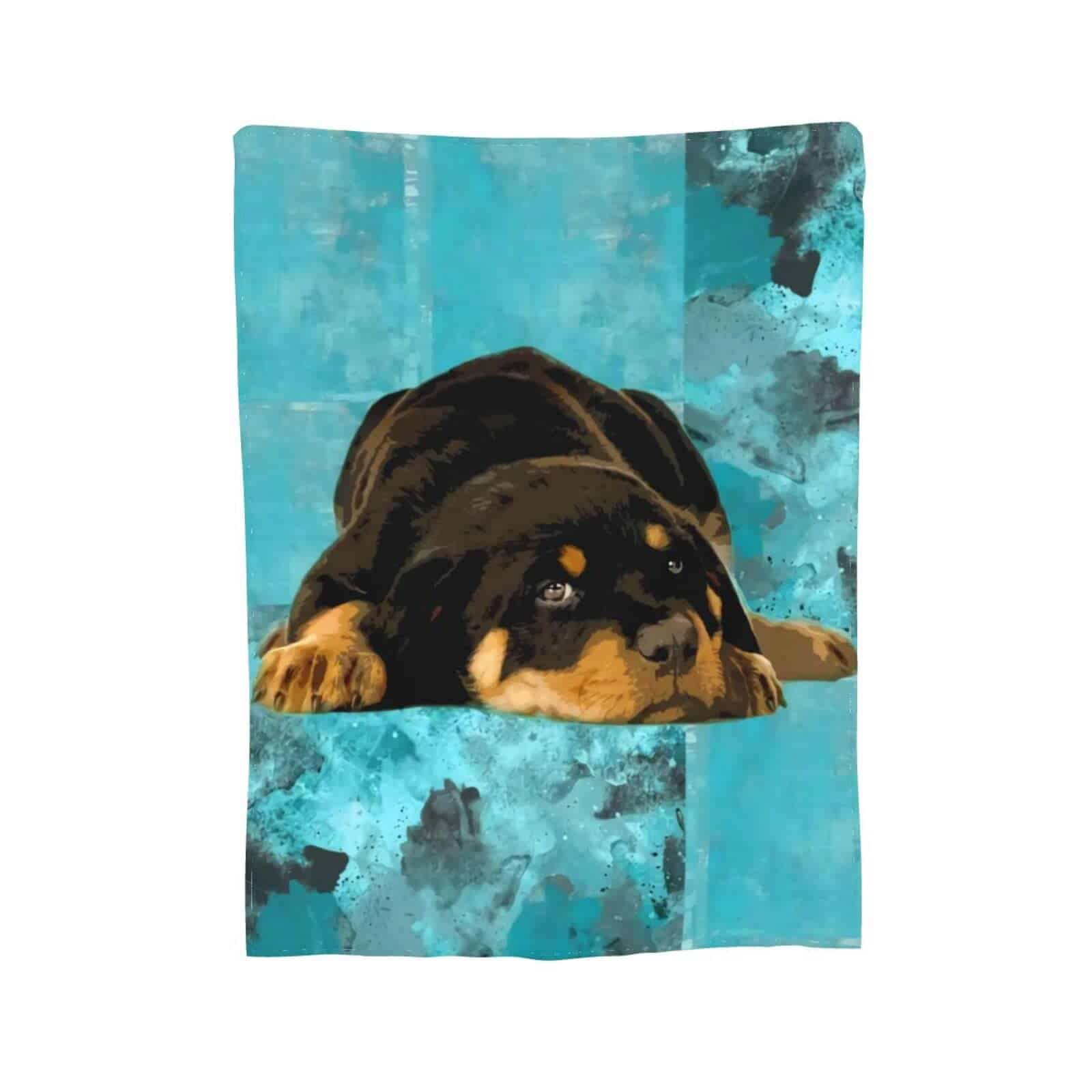 Manta de Lana a Cuadros Trendy Knsoiv, Diseño de Cachorro - Imagen 10