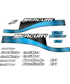 Juego de calcomanías de repuesto posventa para Mercury 125