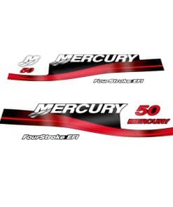 Set de Calcomanías de Repuesto Postventa para Mercury 50