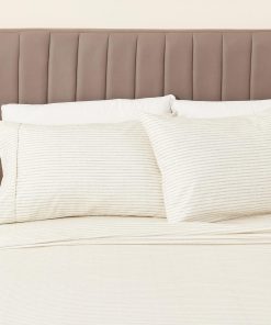 Juego de sábanas de tamaño Twin de 3 piezas con rayas de