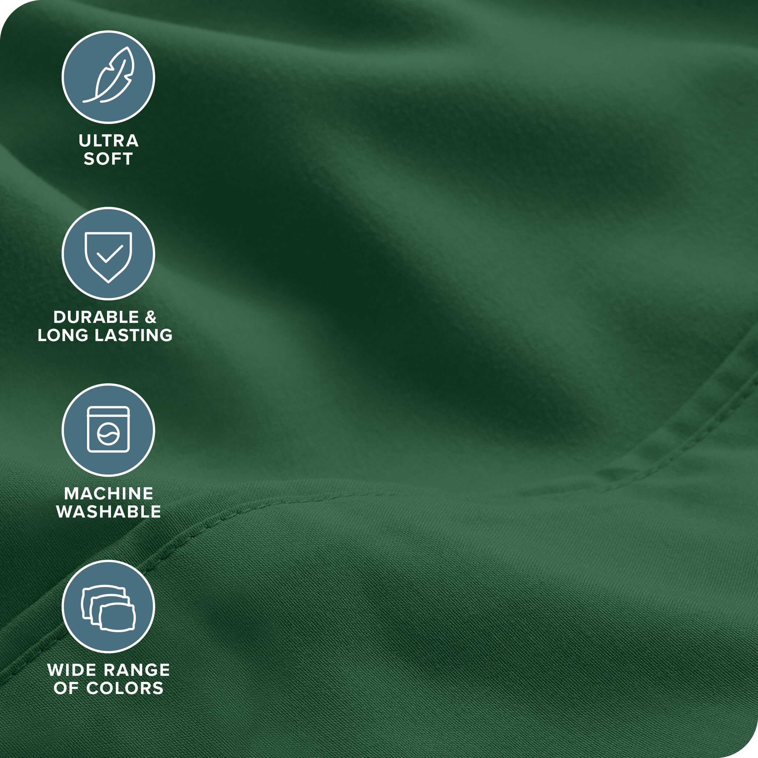 Juego de sábanas Twin XL Bare Home - -Verde Bosque - Imagen 5