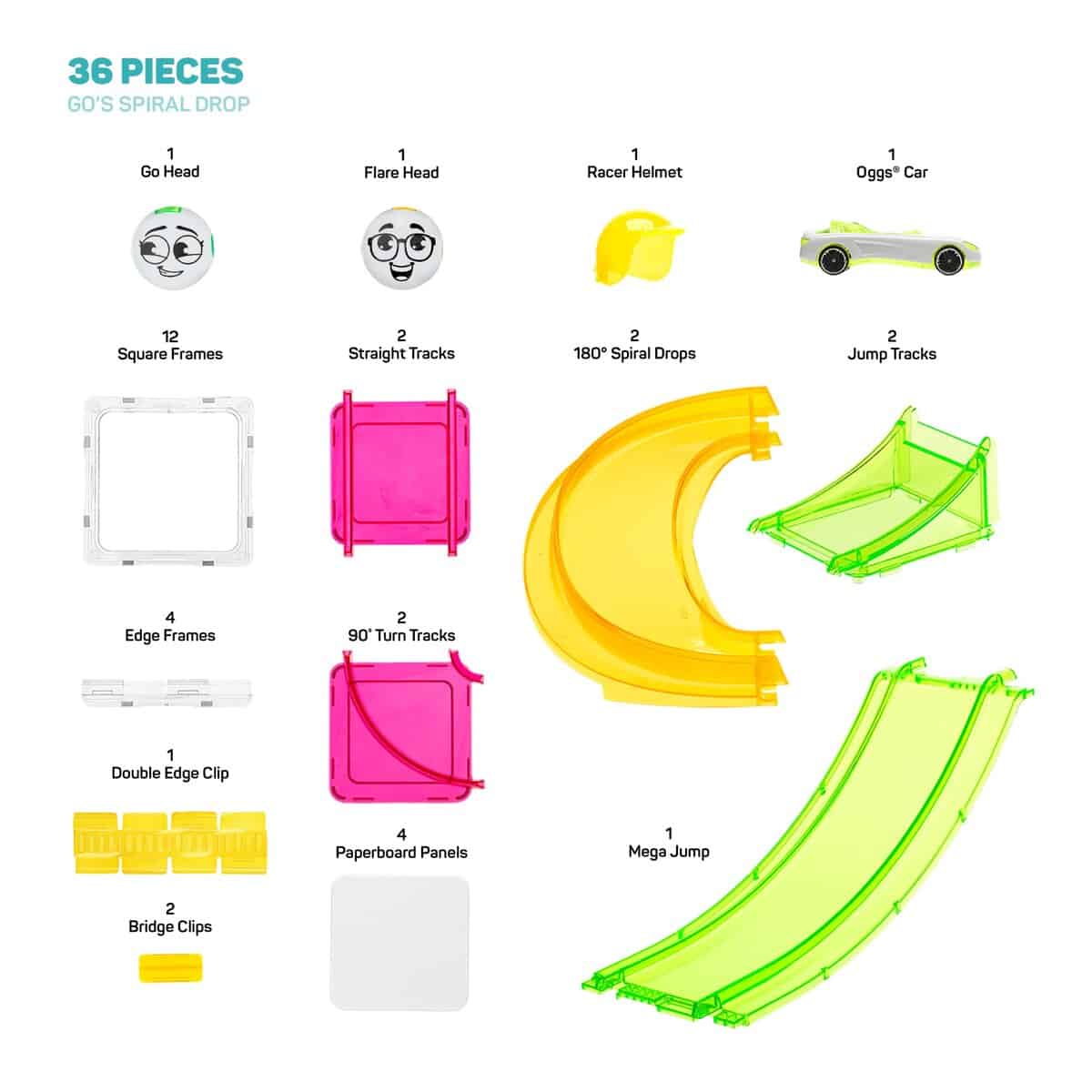 Set de Construcción Squaregles Go's Spiral Drop para Niños - Imagen 3