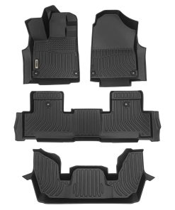 Tapetes de piso negros orealtrend de reemplazo para Acura