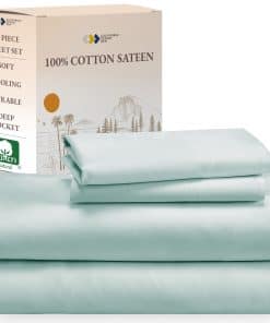 Juego de sábanas California Design Den Soft -Seafoam