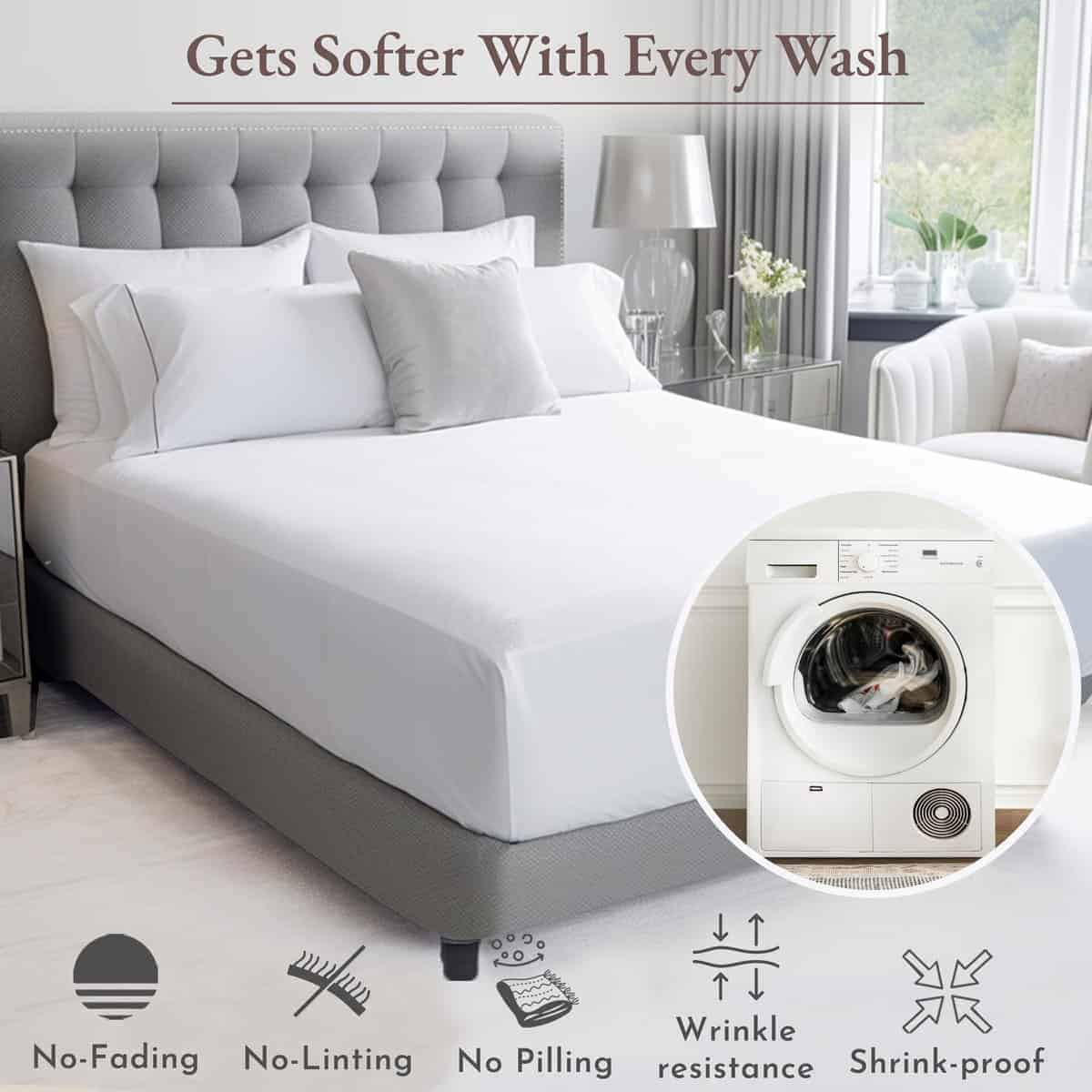 Conjunto de sábanas King Size California Design Den Soft - Imagen 7