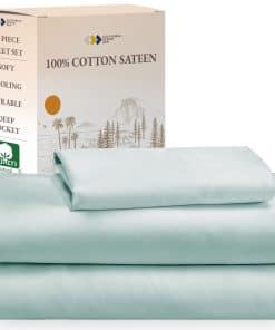 Juego de sábanas suaves 100% algodón California Design Den