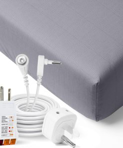 Sábana de Colchón Orgánica GroundLuxe en Gris para Cama