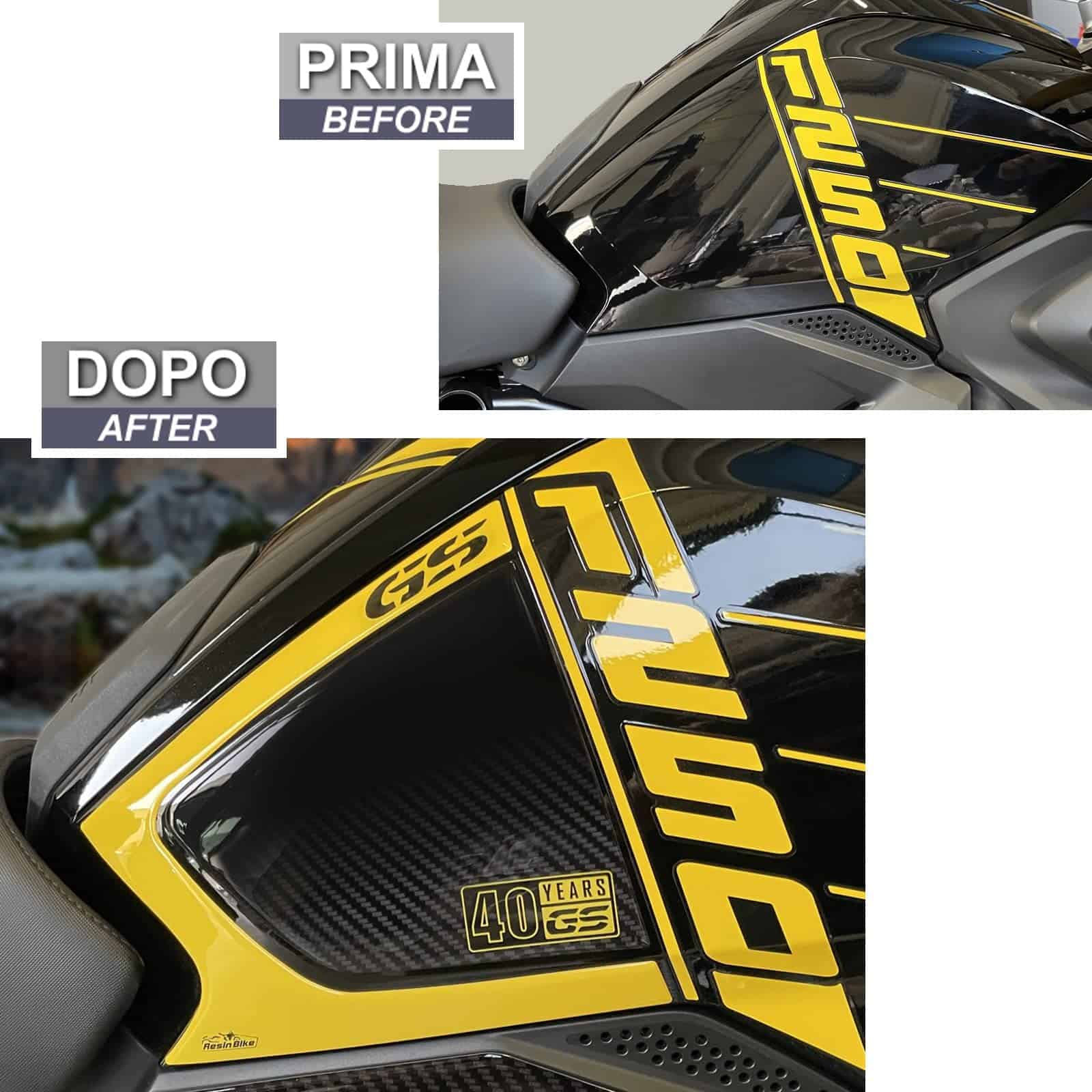 Pegatinas de moto 3D de resina compatibles con Bmw R 1250 - Imagen 4
