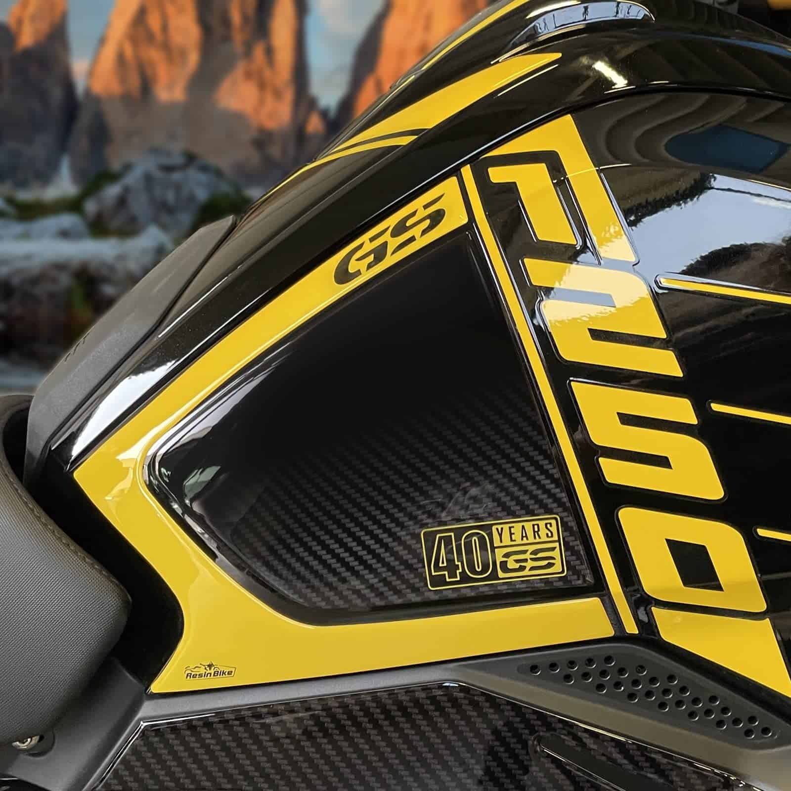 Pegatinas de moto 3D de resina compatibles con Bmw R 1250