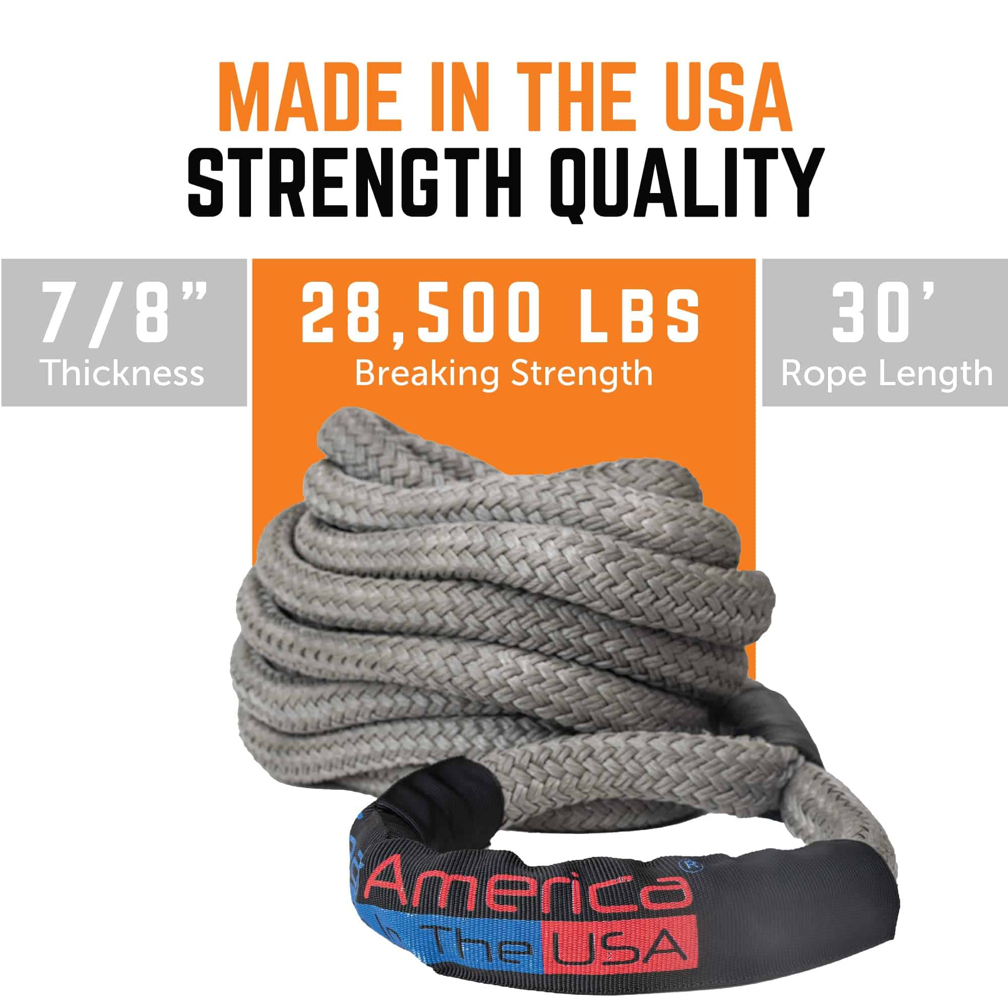 Cuerda de Recuperación Cinética GearAmerica - 7/8†- Imagen 4