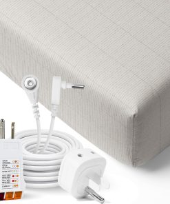 Sábana de conexión orgánica GroundLuxe con 10% de fibra de