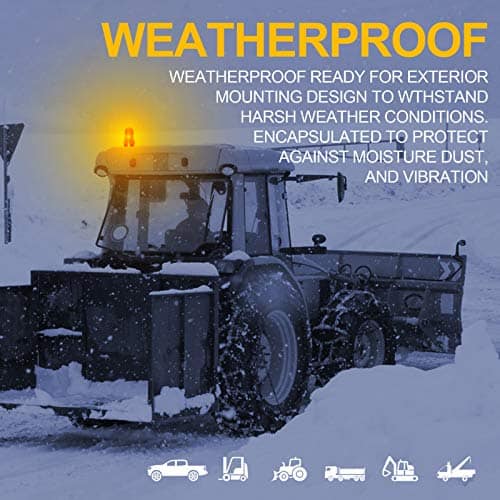 Luz estroboscópica ámbar para montacargas eTzone de 30 LED - Imagen 8