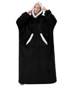 Manta con Capucha para Mujer/Niños/Hombre, Talla Grande y