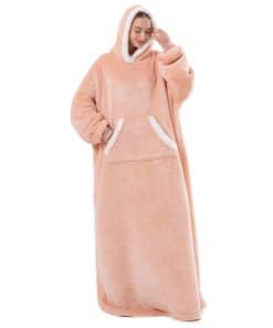 Manta con capucha Wearable para Mujer/Niños/Hombre,