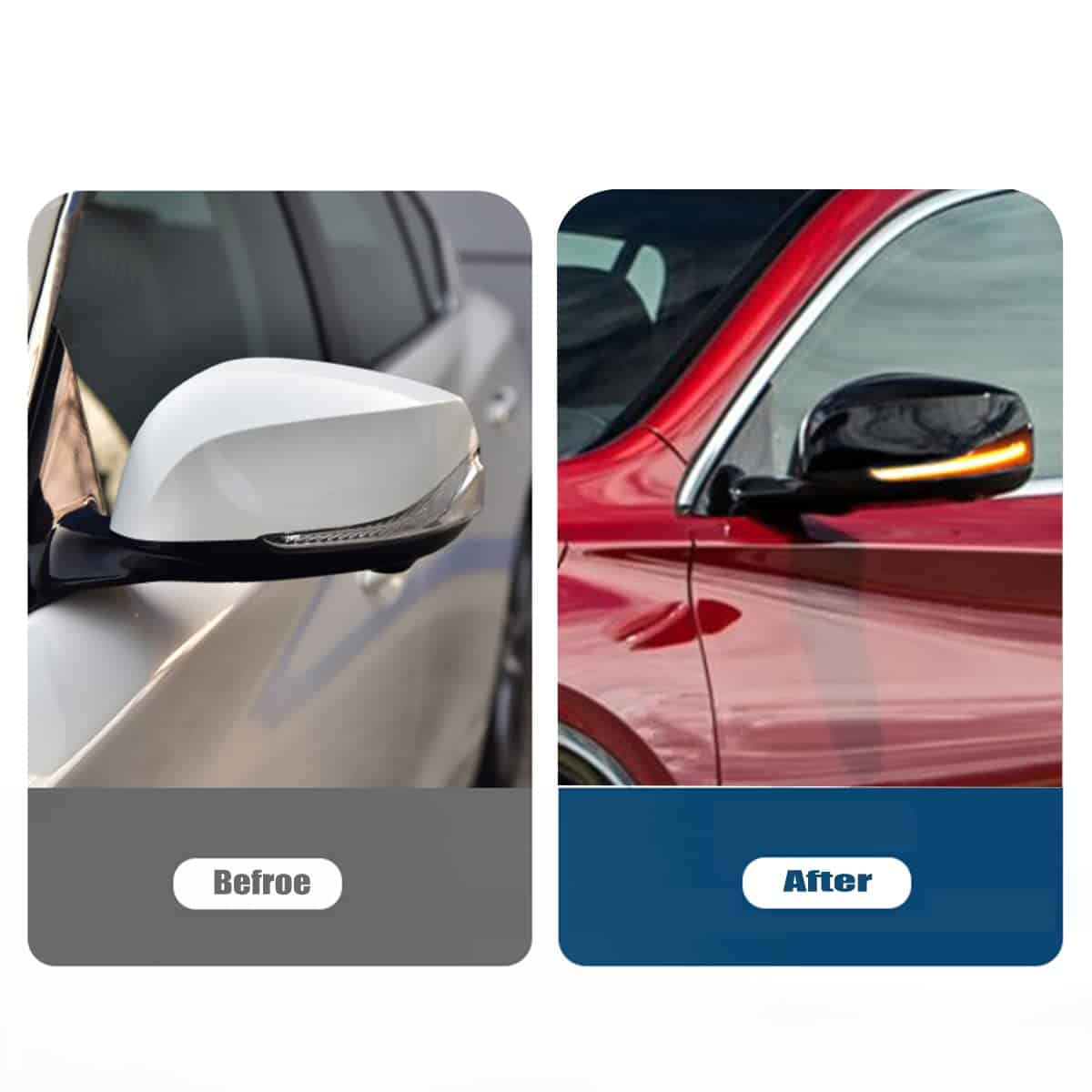 Luces de giro dinámicas secuenciales de espejo lateral - Imagen 3