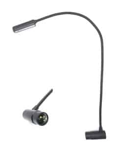 Lámpara de cuello de ganso de 22 pulgadas XLR de ángulo