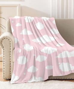 Manta Nube Sumedha, Manta Rosa y Blanca, Regalo de Nube