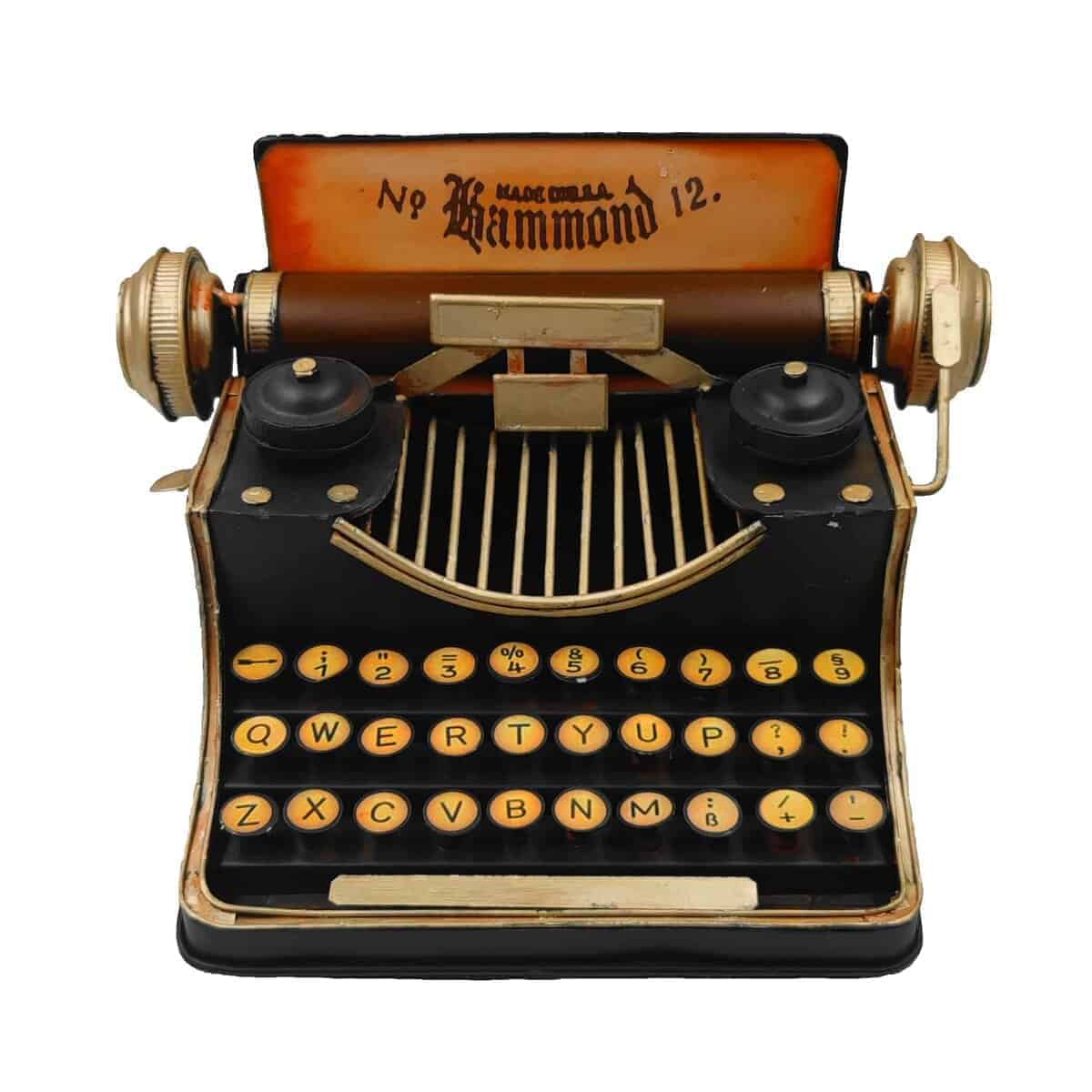 Alcancía Retro Vintage de Lata con Modelo de Máquina de